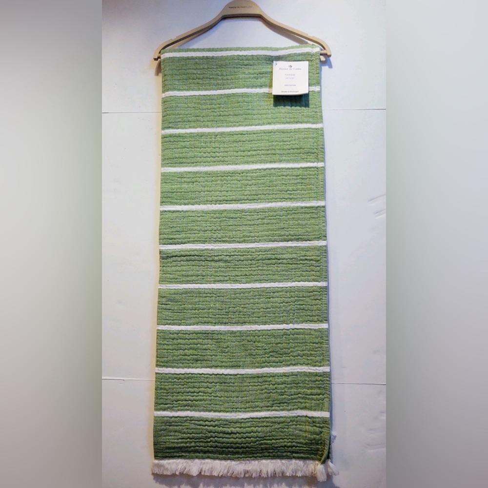 🎁Pereira Throw - Cotton - Kelly Stripe
